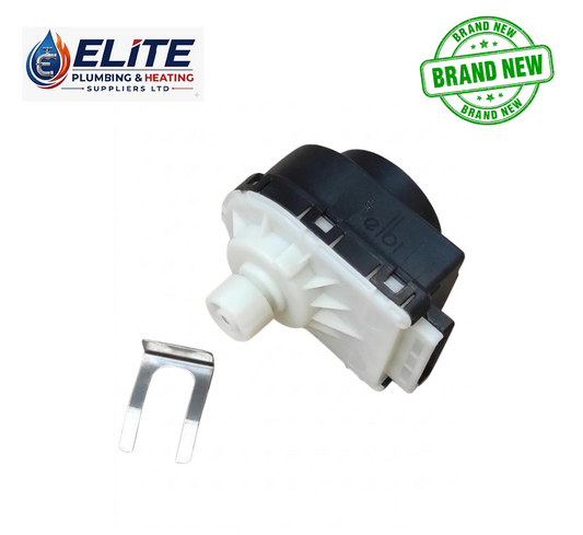 Baxi 7216534 Diverter Motor with Black and White Clip – Replaces 5132452, 710188301 & 248733