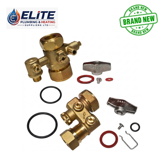 Vaillant 0020010291 Service Cock & 0020010295 Water Inlet Valve – Boiler Replacement Parts