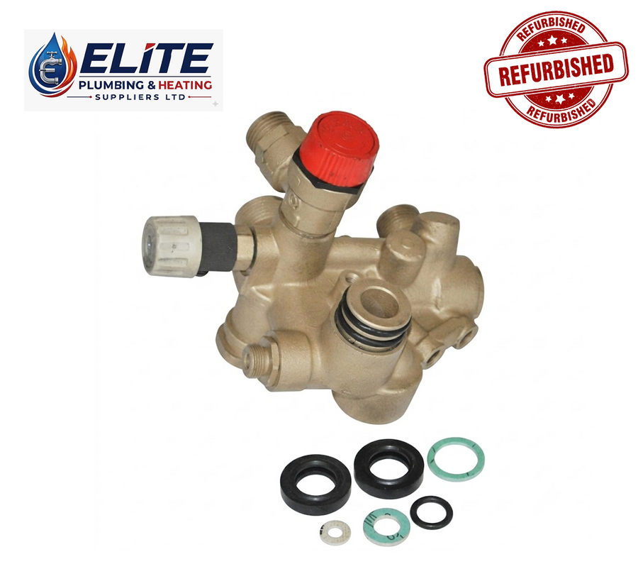 Baxi Combi 105HE Hydraulic Inlet Assembly with PRV – Part No. 248246
