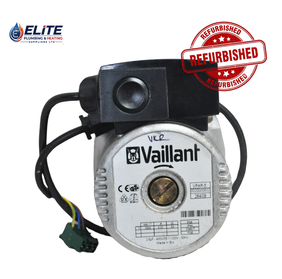 Vaillant Ecotec Pro Pump – Refurbished | VPAR-5 / 0020005802 / 193534 / 178983
