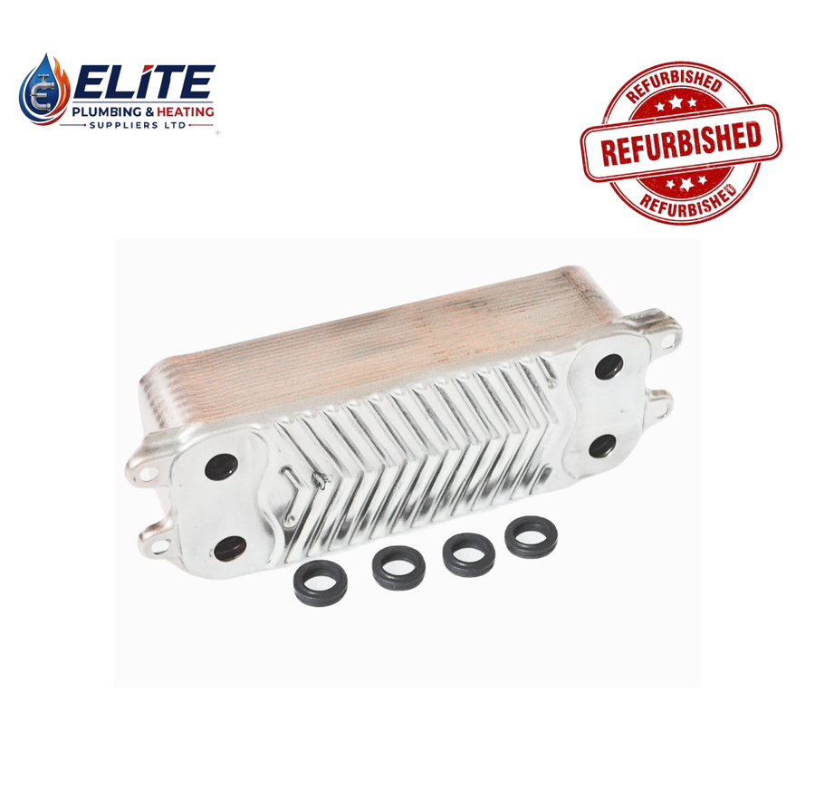 Vaillant Ecotec Plus 824 / 831 / 835 19 Plate DHW Heat Exchanger – Refurbished | Part No. 0020038572