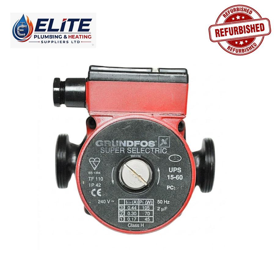 Grundfos UPS 15-60 Super Selectric Circulating Pump 50526600 (Refurbished)