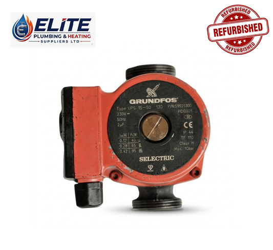 Grundfos UPS 15-50 130mm Selectric Central Heating Circulation Pump 240V