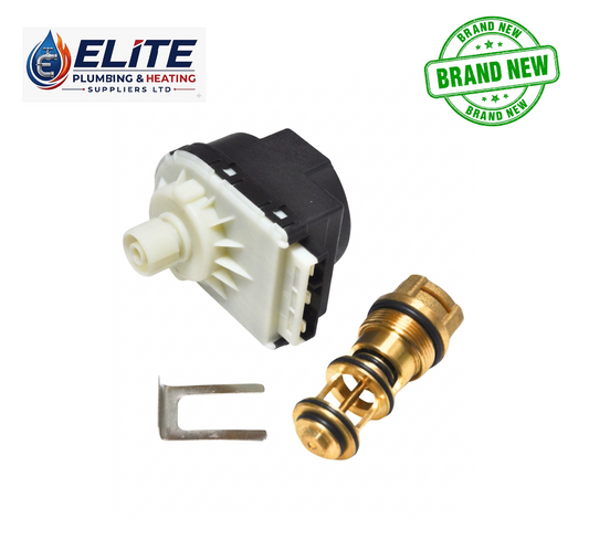 Baxi 7656807 3-Way Valve Cartridge with 7216534 Diverter Motor – Brand New