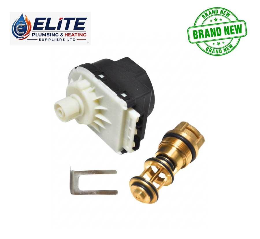 Baxi 7656807 3-Way Valve Cartridge with 7216534 Diverter Motor – Brand New