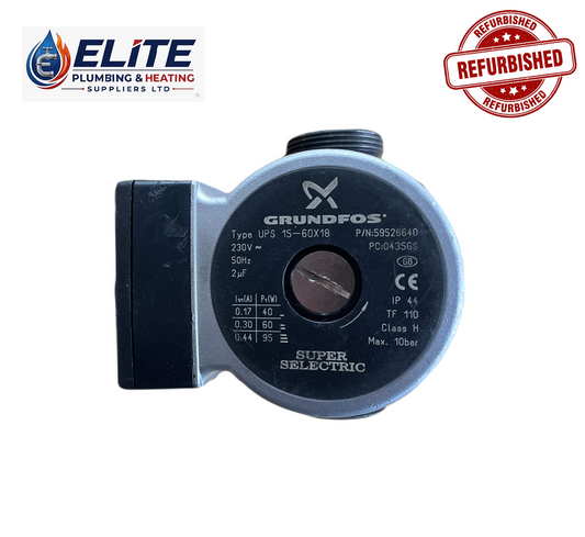 Grundfos Super Selectric Pump, UPS 15-60X18 (Part #59526640)