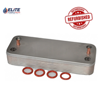 Baxi 624 630 825 830 DHW 12 Plate Heat Exchanger – Refurbished | Part No. 7683965