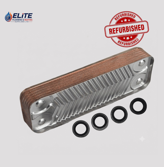 Baxi Combi 80 Maxflue DHW 12 Plate Heat Exchanger – Refurbished | Part No. 248047
