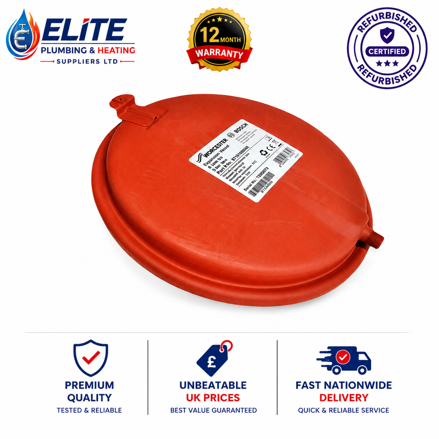 Worcester Bosch 6 Litre Expansion Vessel – Genuine Refurbished Part | MPN 87161055450