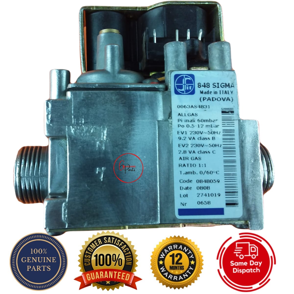 Heatline Solaris 24 PC Gas Valve 0020119608 - main product image